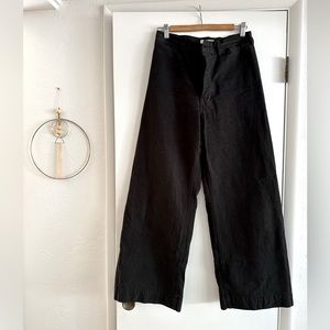 Jesse Kamm Wide Leg Black Jeans